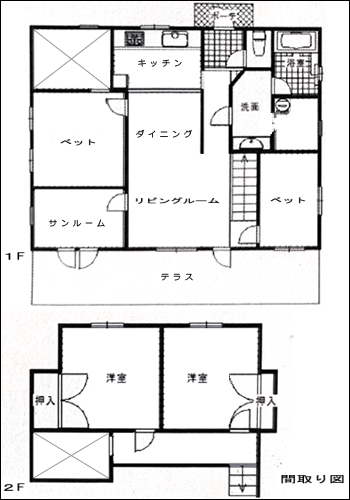 貸別荘 D棟 館内施設イメージ